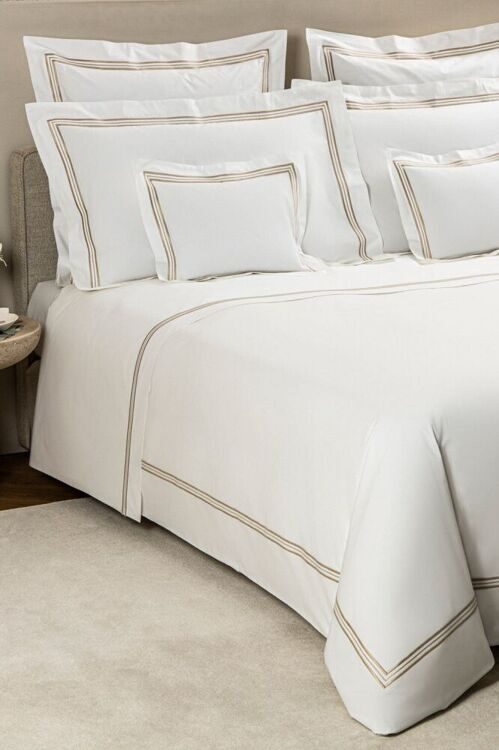 A001 BEDLOVESOFT  MICROFIBRE  (White+BEIGE)