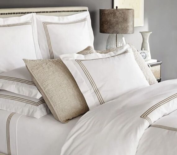 A001 BEDLOVESOFT  MICROFIBRE  (White+BEIGE)