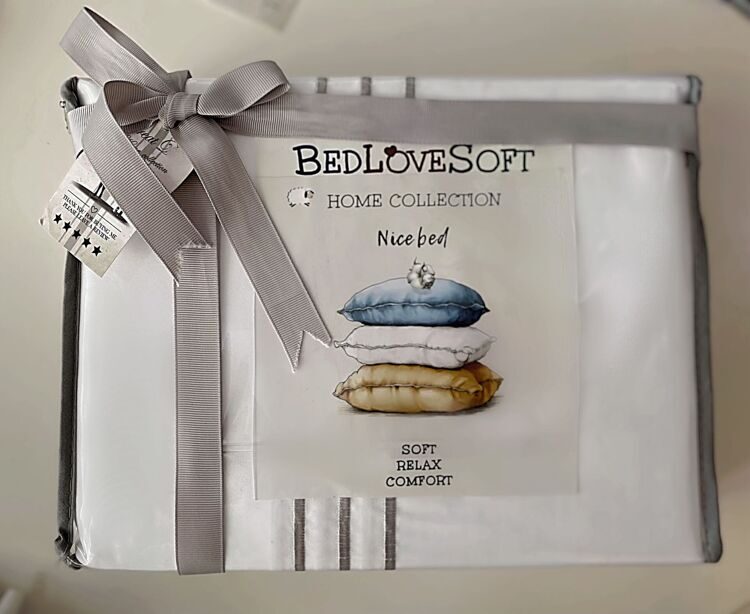 A001 BEDLOVESOFT  MICROFIBRE  (White+BEIGE)