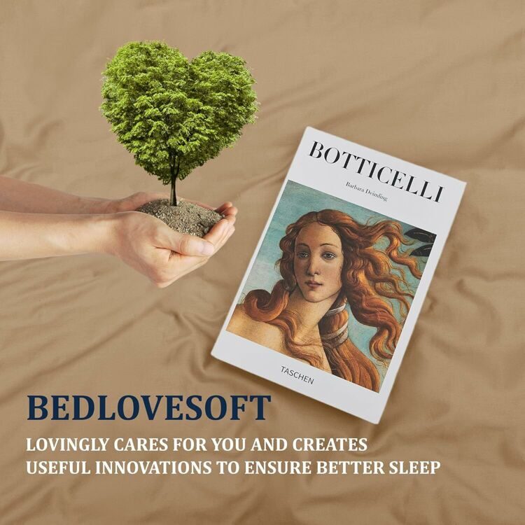 Queen Size 4 Piece Sheet Set Embroidery -Hotel Luxury Bed Linen for Women & Men - Deep Pockets, Easy-Fit, Soft & Wrinkle Free Sheets – Grey and White Stripe